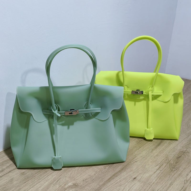 Women's Large Capacity EVA Jelly Tote Bag, 2026 Summer Commuter Shoulder Handbag - Image 1