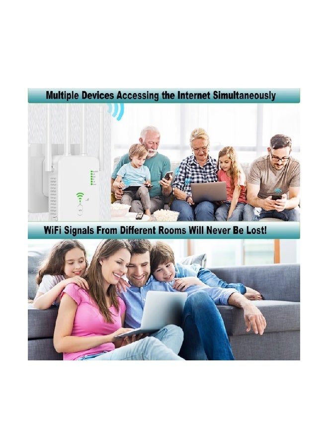 مكرر واي فاي لاسلكي بسرعة 300 ميجابت في الثانية، معزز إشارة واي فاي، نطاق واحد، موسع واي فاي 2.4 جيجا، مكبر واي فاي 802.11ac جيجابت، موجه WPS، AC300 - Image 3