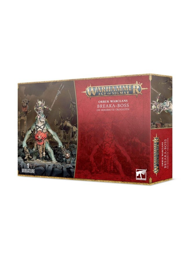 Warhammer Age of Sigmar - Orruk Warclans: Breaka-Boss on Mirebrute Troggoth