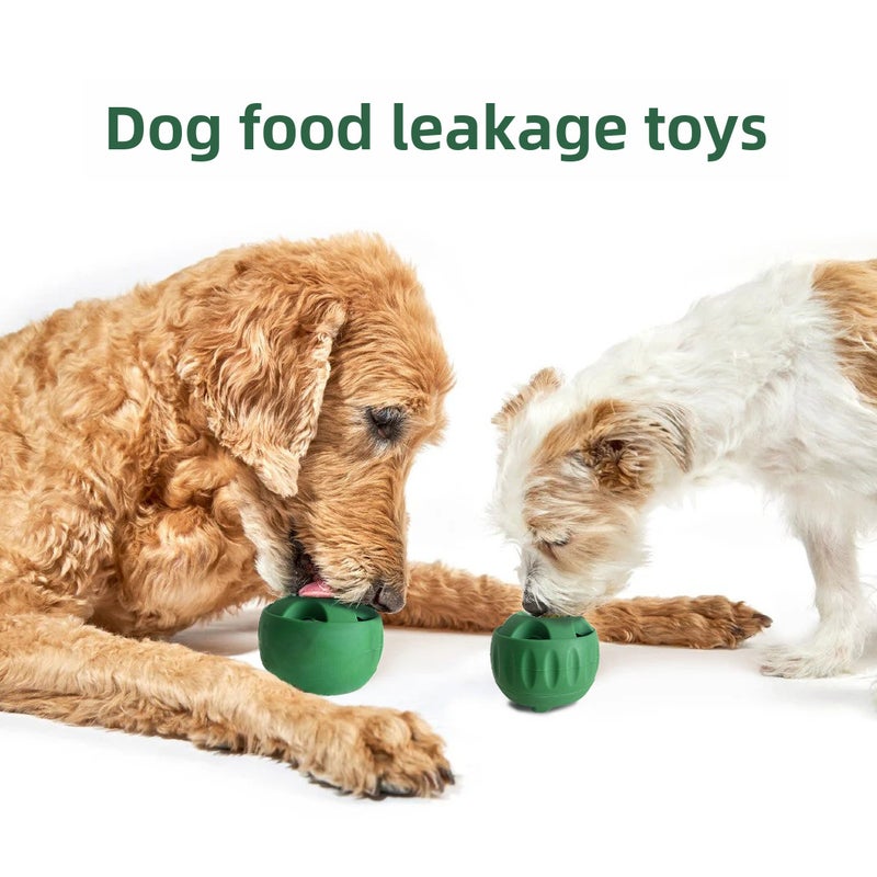 Cross-Border Export Picupsicle Dog Silicone Slow Feeder Leakage Licking Fengrong Toy Ball Tray Grinding Tool(Slow Food Ball [Green]]) - Image 2
