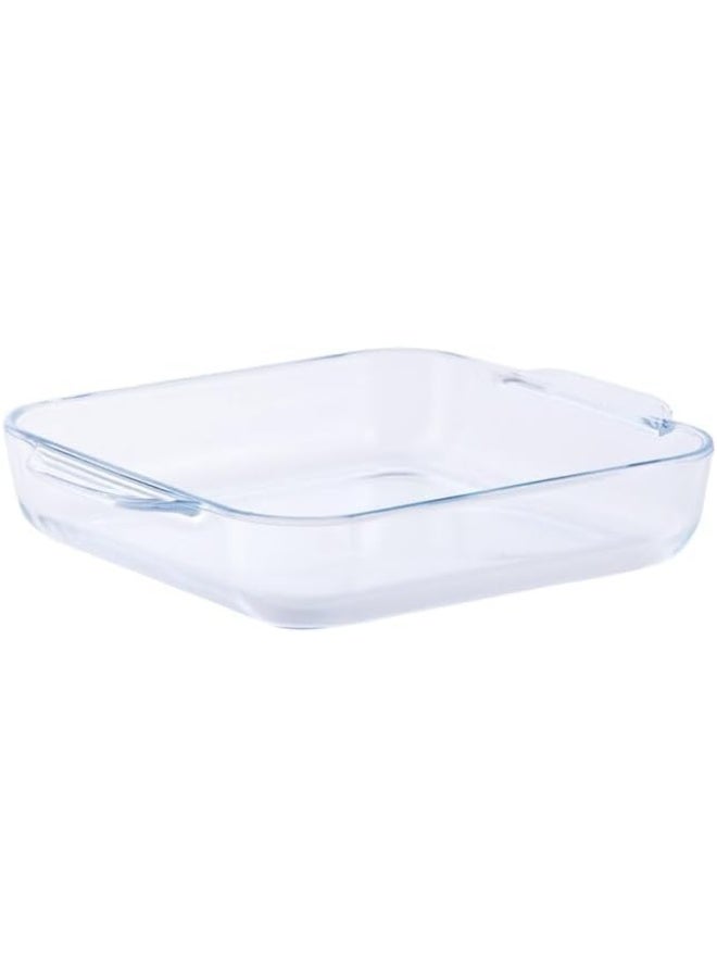 Termisil Termisil Borosilicate Glass Square Roaster, 2.5 Liter Capacity, Transparent  - Image 2