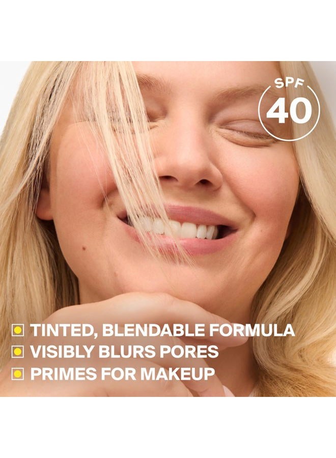 Supergoop! Mineral Mattescreen (SPF 40) - 45 mL - Mineral, Oil-Free Broad Spectrum Sunscreen - Smooths Skin s Appearance, Minimizes Pores & Controls Shine - Water & Sweat Resistant - Sunrise - Image 4