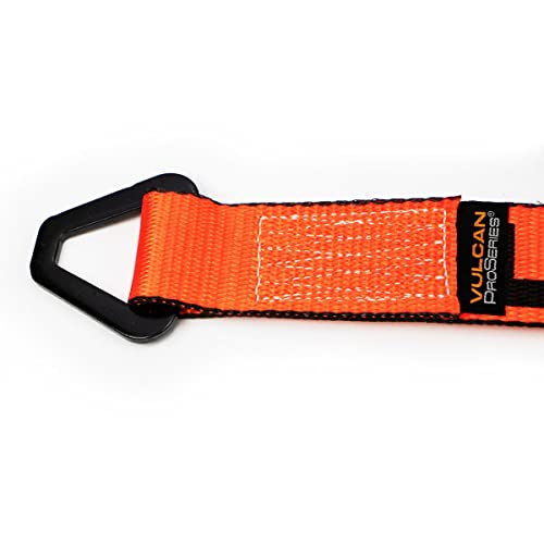 VULCAN Car Tie Down Axle Strap with Wear Pad - 2 Inch x 36 Inch - 4 Pack - PROSeries - 3,300 Pound Safe Working Load - Image 4