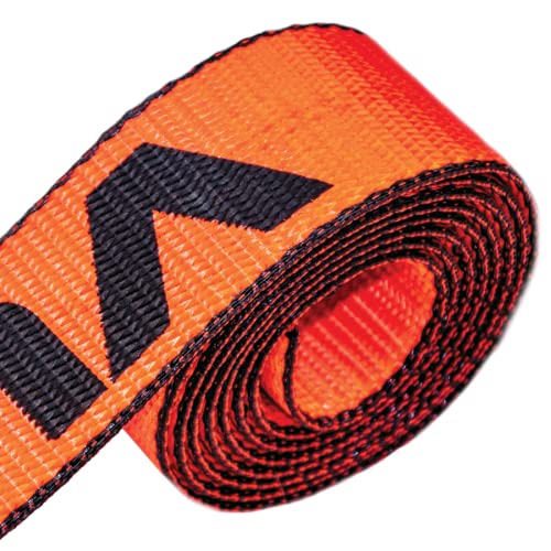 VULCAN Car Tie Down Axle Strap with Wear Pad - 2 Inch x 36 Inch - 4 Pack - PROSeries - 3,300 Pound Safe Working Load - Image 5