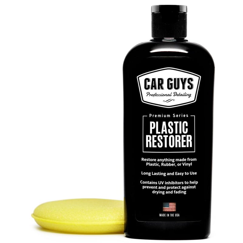 Generic CAR GUYS Plastic Restorer - The Ultimate Solution for Bringing Rubber, Vinyl and Plastic Back to Life! - 8 oz Kit  - Image 1