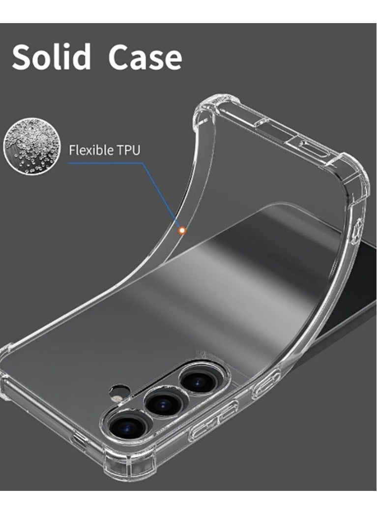 Transparent Anti-drop Case for Samsung Galaxy A56 5G Clear TPU Four Corners Protection Cover  Soft funda - Image 3