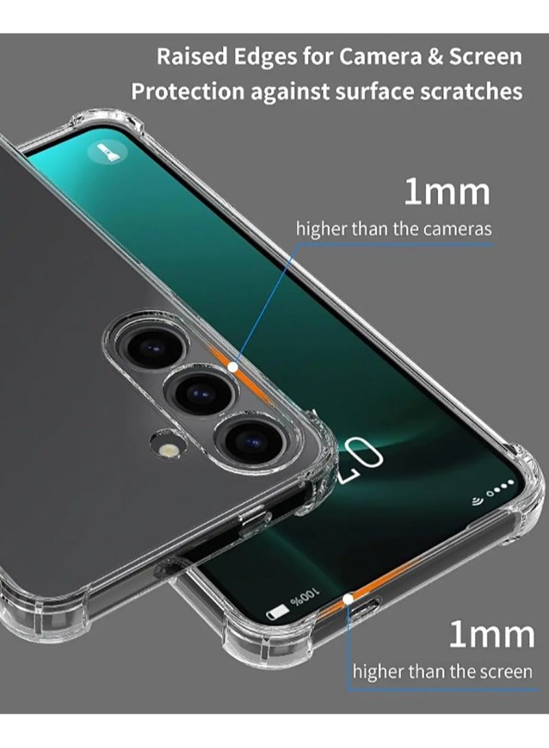 Transparent Anti-drop Case for Samsung Galaxy A56 5G Clear TPU Four Corners Protection Cover  Soft funda - Image 5