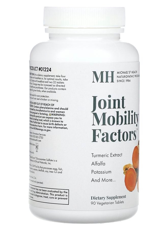 Michael's Naturopathic Joint Mobility Factors  90 Vegetarian Tablets - Image 2