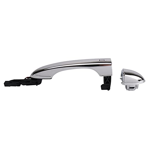 TRQ Front Right Exterior Door Handle Chrome Passenger Side Compatible with 2013-2016 Dodge Dart - Image 1