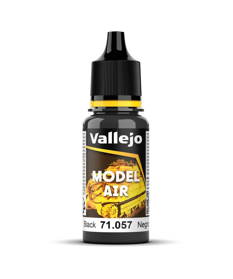 Vallejo Black Paint, 17ml - Image 1