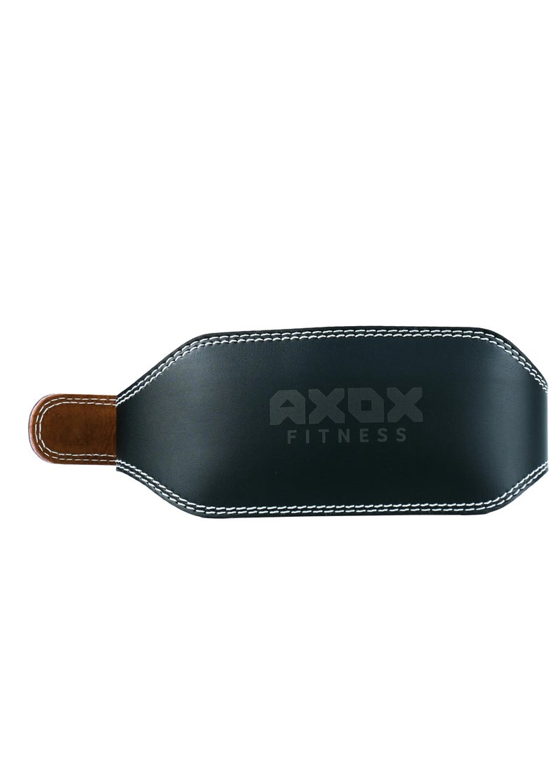 Axox PU Weight Lifting Belt Large – Adjustable, Sweat-Resistant, Durable & Flexible Core and Lumbar Support for Squats, Deadlifts, Powerlifting & Gym Training – Lightweight, Ergonomic Design – Unisex Fit - Image 5