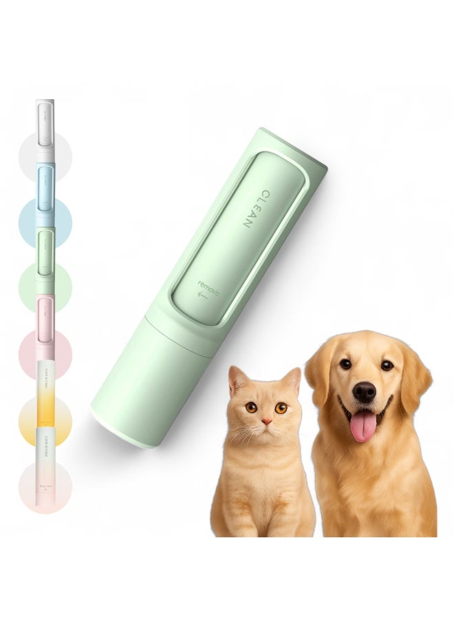 وايلدكايند فرشاة مزيل شعر الحيوانات الأليفة القابلة لإعادة الاستخدام - رولر منظف لينت للكلاب والقطط للأريكة السجاد الفراش الملابس - أداة محمولة صديقة للبيئة – اخضر - Image 1