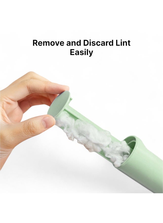 وايلدكايند فرشاة مزيل شعر الحيوانات الأليفة القابلة لإعادة الاستخدام - رولر منظف لينت للكلاب والقطط للأريكة السجاد الفراش الملابس - أداة محمولة صديقة للبيئة – اخضر - Image 3