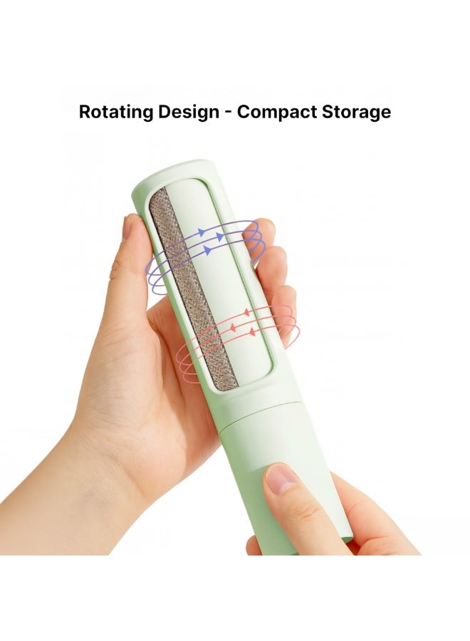 وايلدكايند فرشاة مزيل شعر الحيوانات الأليفة القابلة لإعادة الاستخدام - رولر منظف لينت للكلاب والقطط للأريكة السجاد الفراش الملابس - أداة محمولة صديقة للبيئة – اخضر - Image 2