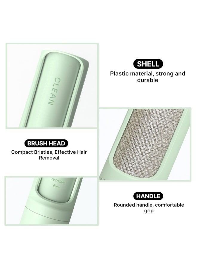 وايلدكايند فرشاة مزيل شعر الحيوانات الأليفة القابلة لإعادة الاستخدام - رولر منظف لينت للكلاب والقطط للأريكة السجاد الفراش الملابس - أداة محمولة صديقة للبيئة – اخضر - Image 4