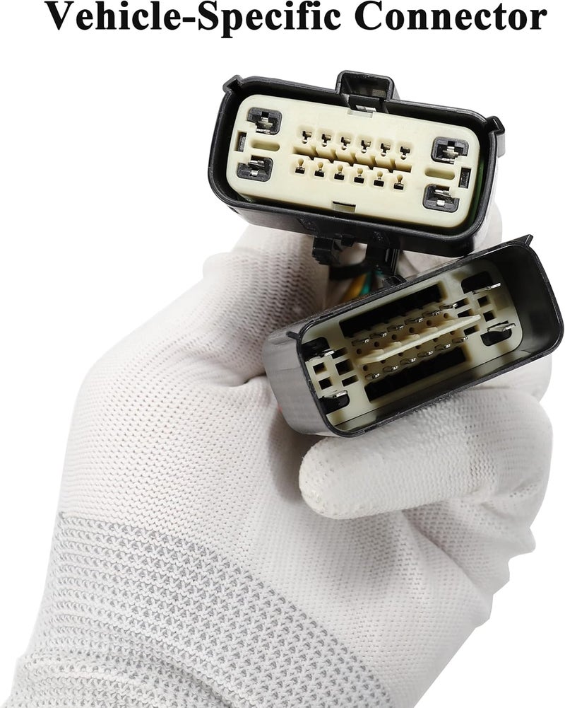 Oyviny Custom 4 Way Flat Trailer Wiring Harness for 2011-2019 Ford Explorer, Plug and Play T-One Connector - Image 3