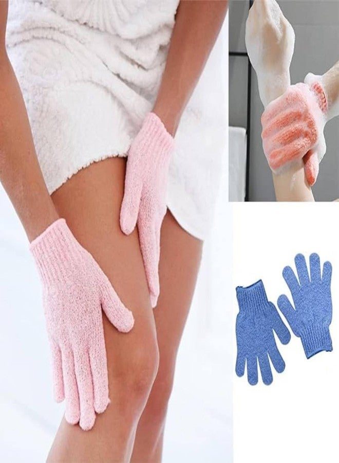WARZIX Dual-Sided Exfoliating Gloves for Body Scrub – Deep Cleansing Shower Mitt for Dead Skin Removal, Spa Treatment & Smooth Glowing Skin (1 Pair)(multicolour) - Image 4