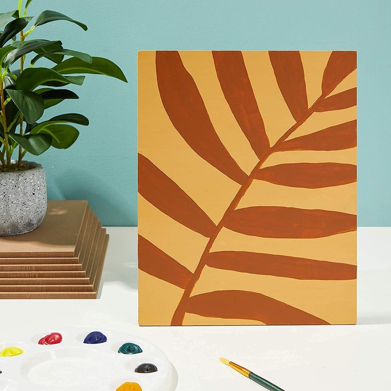 BerryBox 12x12 inch Square MDF Boards A4 Size for Mandala, Lippan, Resin Art & Craft, 3mm Thick - Premium Cardboard Material for Artists, Art and Craft Students (6) - Image 3