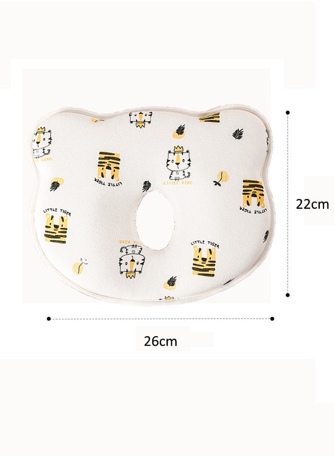 Aissiora Baby neck support pillow Baby's head shaping pillow Memory foam pillow core Prevention and correction of eccentricity Baby pillows Suitable for newborns  - Image 2