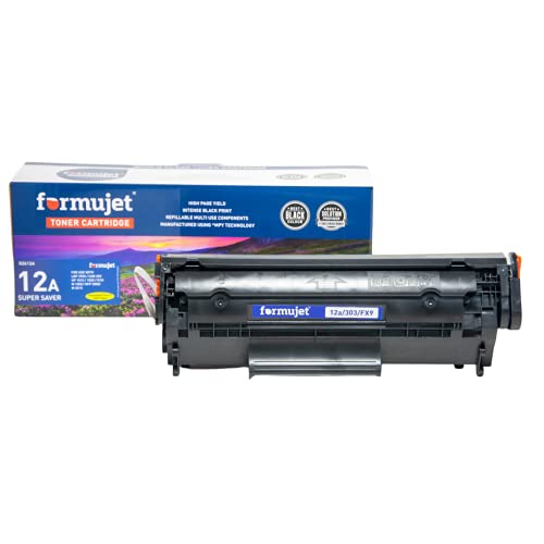 Formujet 12A Toner Cartridge Super Saver Q2612A ( 1pc ), Compatible for HP Laserjet - 1010, 1012, 1015, 1018, 1020, 1022, 1022n, 3020, 3030, 3050, 3052, 3055, M1300, M1319f Canon 2900 - Image 1