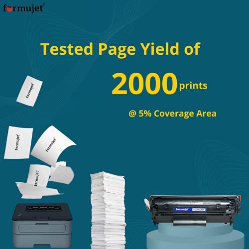 Formujet 12A Toner Cartridge Super Saver Q2612A ( 1pc ), Compatible for HP Laserjet - 1010, 1012, 1015, 1018, 1020, 1022, 1022n, 3020, 3030, 3050, 3052, 3055, M1300, M1319f Canon 2900 - Image 4