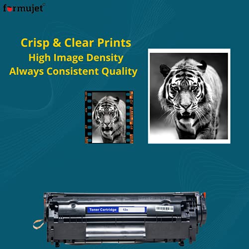 Formujet 12A Toner Cartridge Super Saver Q2612A ( 1pc ), Compatible for HP Laserjet - 1010, 1012, 1015, 1018, 1020, 1022, 1022n, 3020, 3030, 3050, 3052, 3055, M1300, M1319f Canon 2900 - Image 5