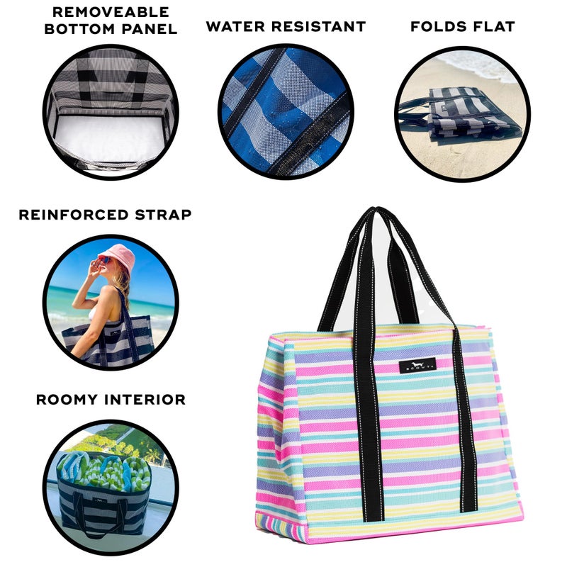 SCOUT Roadtripper - Large Beach Tote Bags For Women - Sandproof Breathable Woven Beach Bag, Pool Bag And Travel - Mom Bag - Image 3