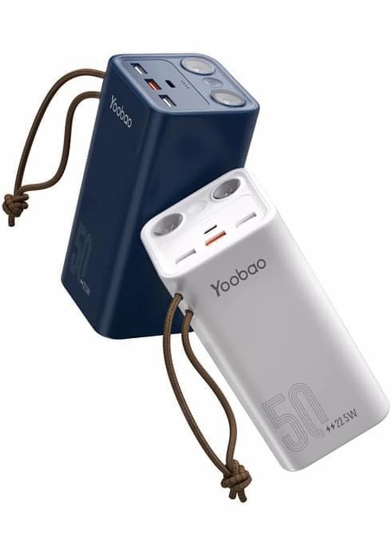 Yoobao H5/L30 50000mAh Powerbank Fast Charge Station High Capacity with LED Flashlight - Image 1