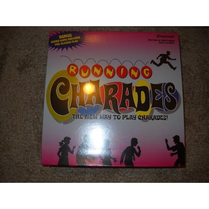 Pressman Running Charades Game Board Games - Image 1