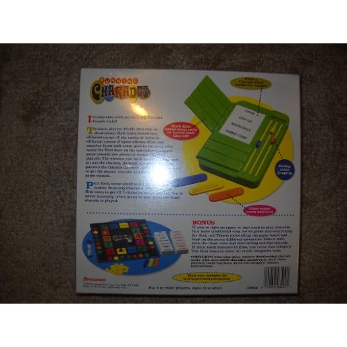 Pressman Running Charades Game Board Games - Image 2