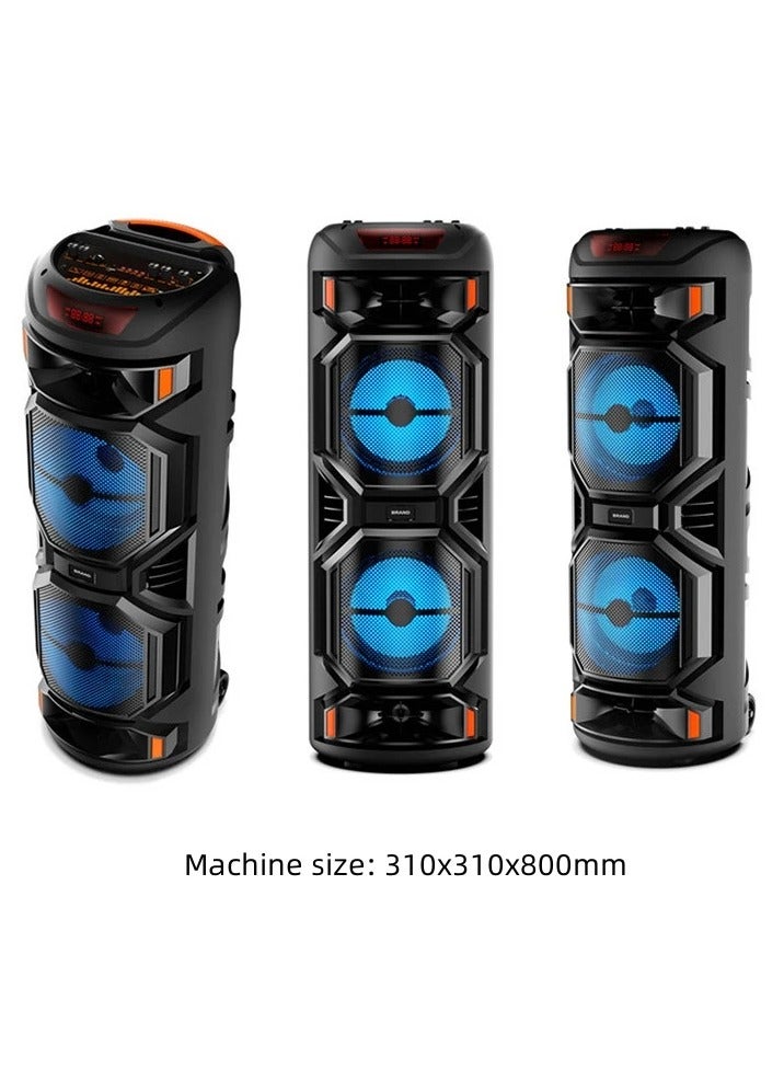 singe Wireless Bluetooth Speaker, Stereo Sound, FM Radio, TF Memory, USB Input, Mic Input rechargeable - Image 2