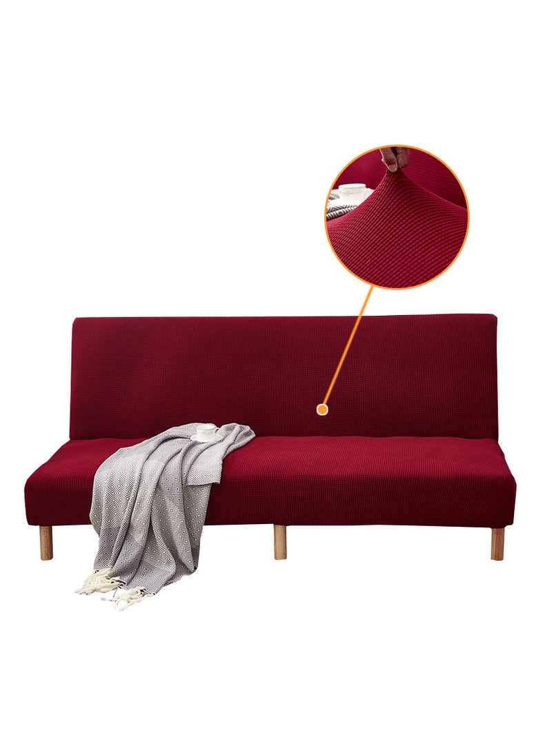 DUNISO 2 seater Sofa bed Cover,Without Armrests sofa cover,High weight fully wrapped elastic sofa cover with Corn silk fabric,Sofa protective cover, anti slip cover, furniture protector,Lying down, resting, for men, women, and children - Image 2