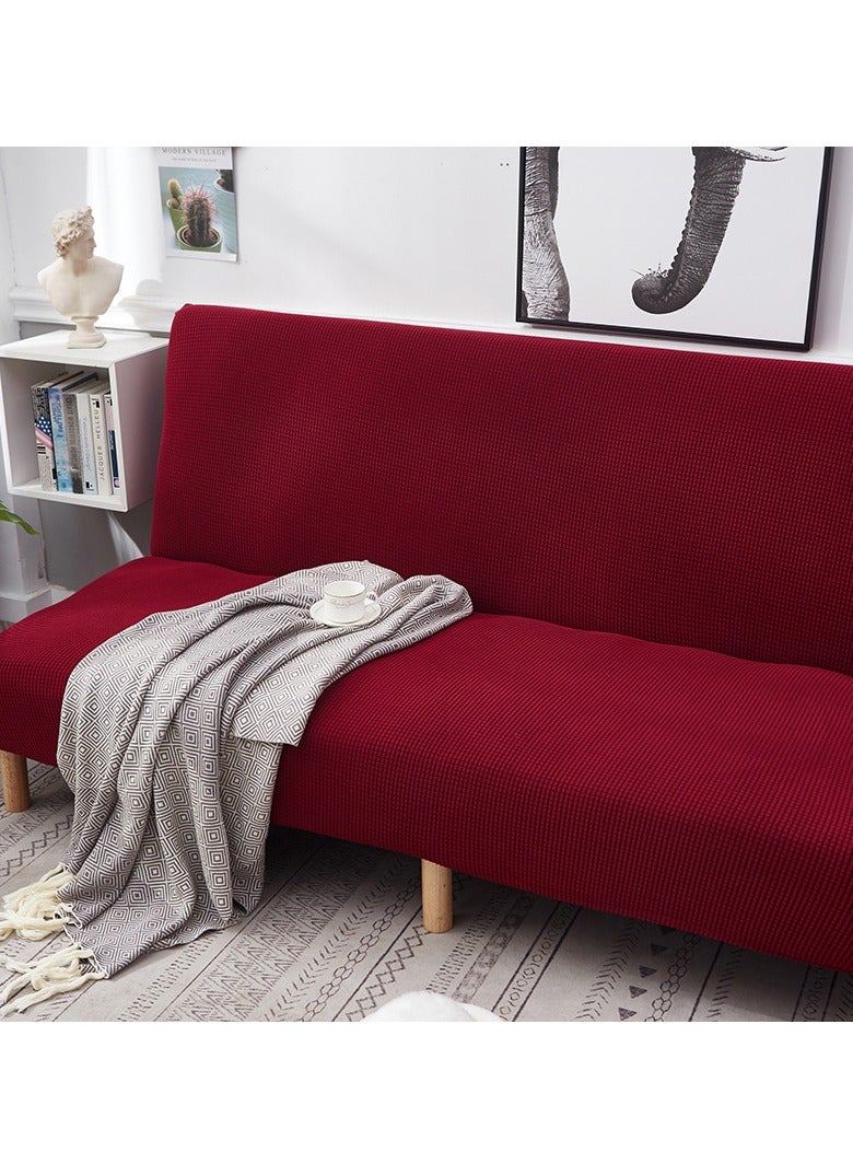 DUNISO 2 seater Sofa bed Cover,Without Armrests sofa cover,High weight fully wrapped elastic sofa cover with Corn silk fabric,Sofa protective cover, anti slip cover, furniture protector,Lying down, resting, for men, women, and children - Image 5