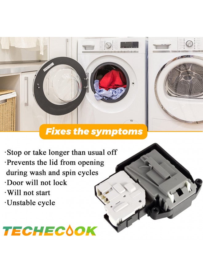Techecook EBF61315802 Washer Door Lock Switch Replacement Part by Techecook - Compatible for ken-more Washer Door Switch & l-g Washer Lock Switch - Replace 2667085 AP5672154 PS7792232 EBF62534401  - Image 3
