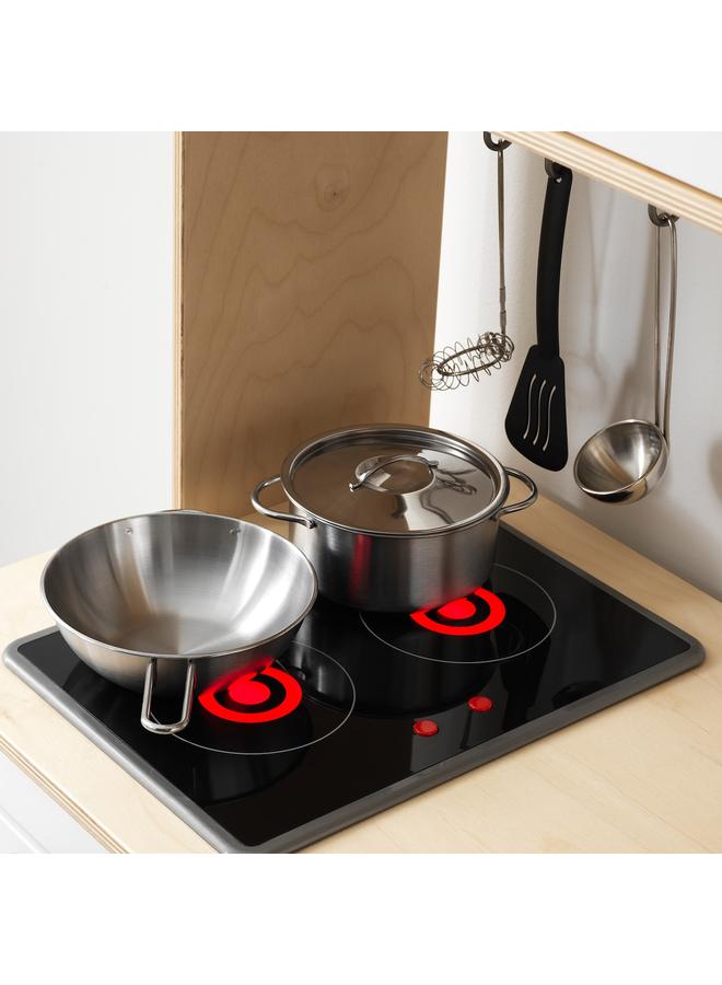 Zaboon 5-piece toy kitchen utensil set, multicolour - Image 4