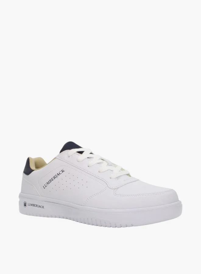 LUMBERJACK Men's Panelled Lace-Up Sneakers