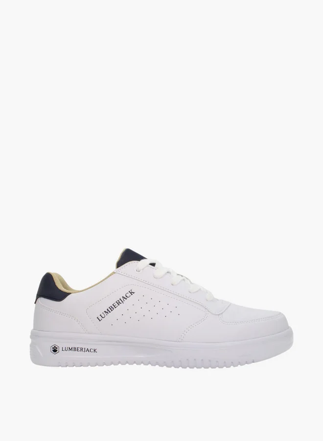 LUMBERJACK Men's Panelled Lace-Up Sneakers
