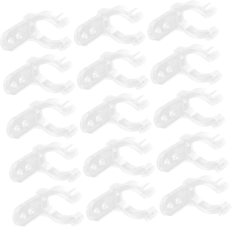 حامل مشابك يو لمصابيح أنابيب LED 100 قطعة مع مسامير ملحقات تركيب سهلة التركيب - Image 1