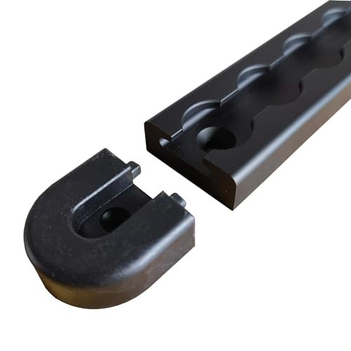 FishYuan Heavy-Duty L Track Tie Down Set, Includes 2Pcs 1ft L-Track Rail with End Caps and 4Pcs Single Stud O-Ring Fittings, Versatile Trailer Tie Down System for Trailers and Truck Beds - Image 4