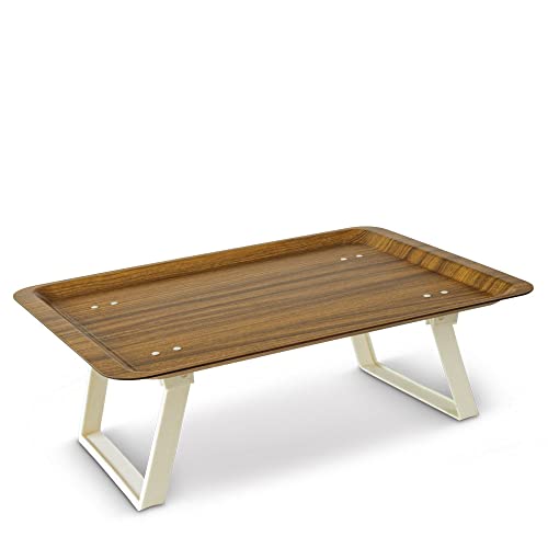 Freelance Nature Kraft Bed Serving Tray with Foldable Legs, Beige 37x53cm - Study Laptop Lap Desk, Non-Slip Surface - Kitchen & Dining/Coffee Table Trays for Breakfast/Food/Tea - Brown, Made in Europe - Image 4