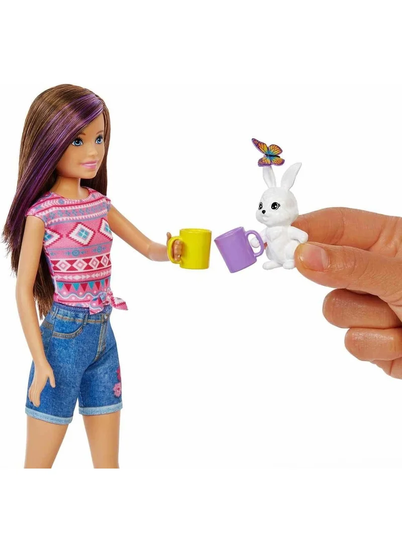 Barbie 's Sisters Go Camping Playset HDF69-HDF71