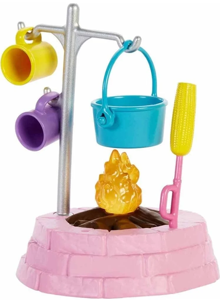 Barbie 's Sisters Go Camping Playset HDF69-HDF71