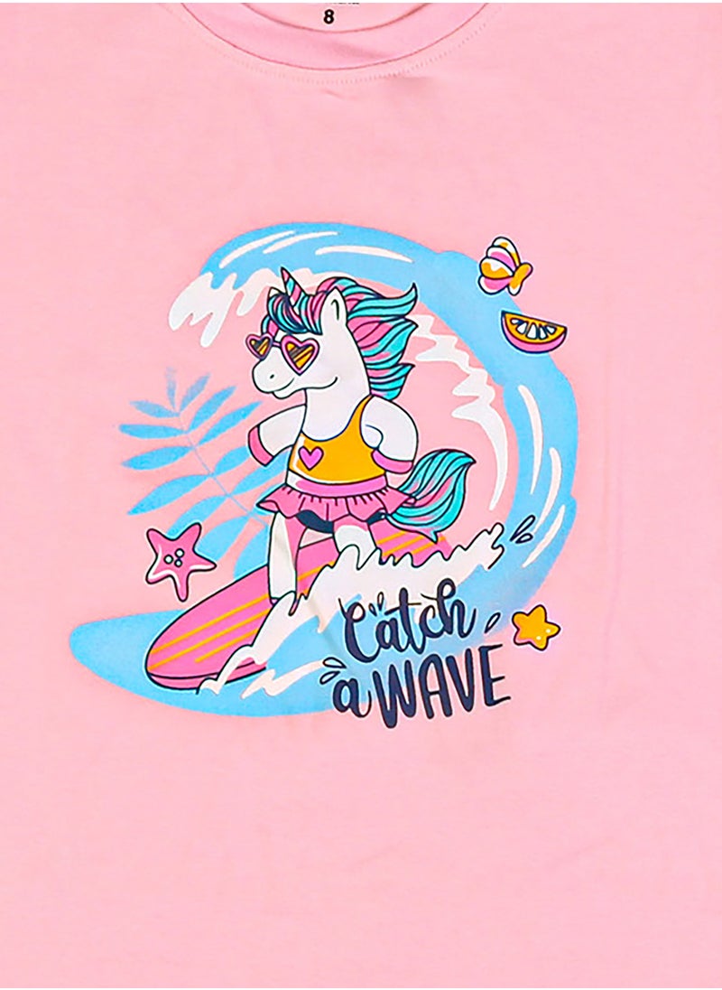 Zercon Summer Pajama Set for Girls  - Image 2