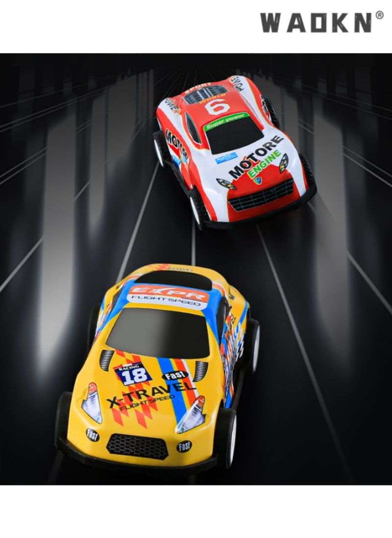 WAOKN Set of 30 Alloy Racing toy Cars, Pull-Back Toy Cars with Storage Box, Ideal Gift for Children, Perfect for Collectors and Enthusiasts, Durable Design, Convenient Storage,Playtime Fun  - Image 4