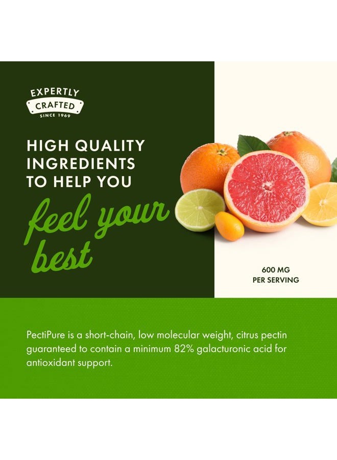 SWANSON PectiPure Modified Citrus Pectin Cellular and Digestive Health Supplement for Wellness-Conscious Adults - 82% Galacturonic Acid (60 Capsules, 600 mg Each) - Image 5