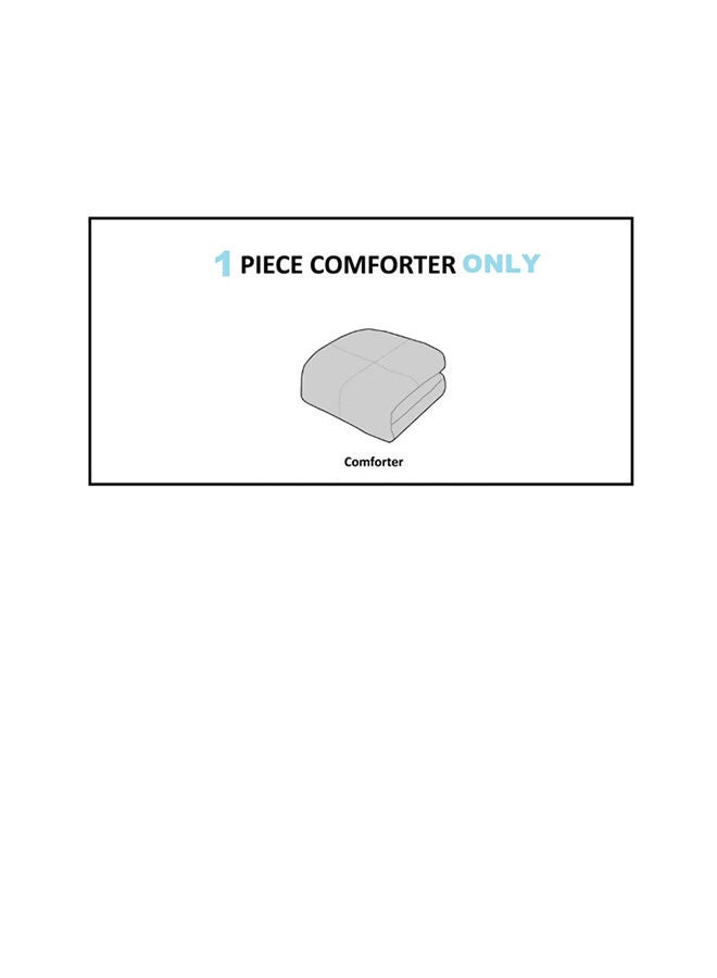 Signoola Diamond Microfiber Heavy Comforter, 4.5 kg ,Set of 1 Comforter (240 cm x 250 cm), Super Soft Double Bed Blanket for Winter White Color .