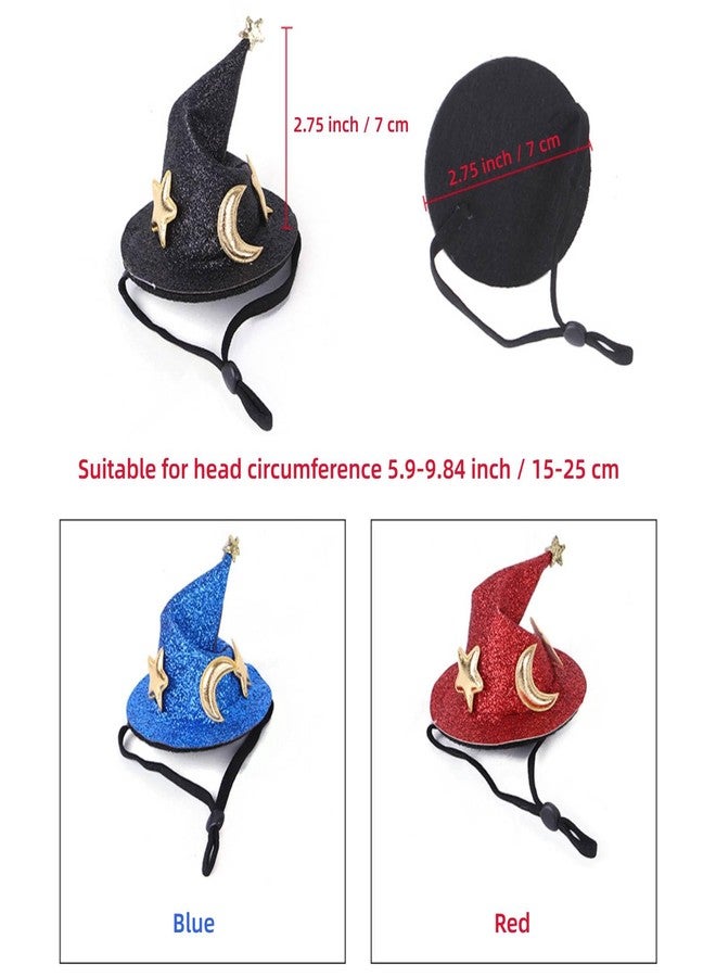 Jiawu Halloween Hat, Hamster Hat Mini Small Animals Hat, Small Animal Costume Halloween Wizard Hat, Halloween Costumes - Image 2