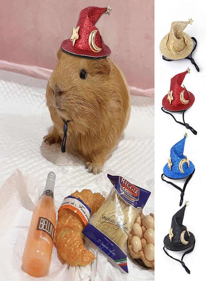 Jiawu Halloween Hat, Hamster Hat Mini Small Animals Hat, Small Animal Costume Halloween Wizard Hat, Halloween Costumes - Image 3
