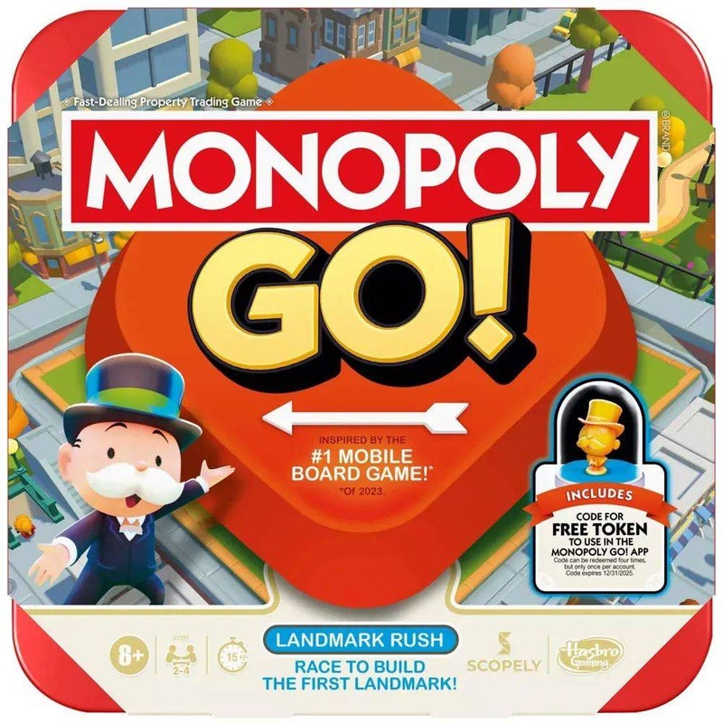 Monopoly GO! Landmark Rush Edition Board Game - Image 1