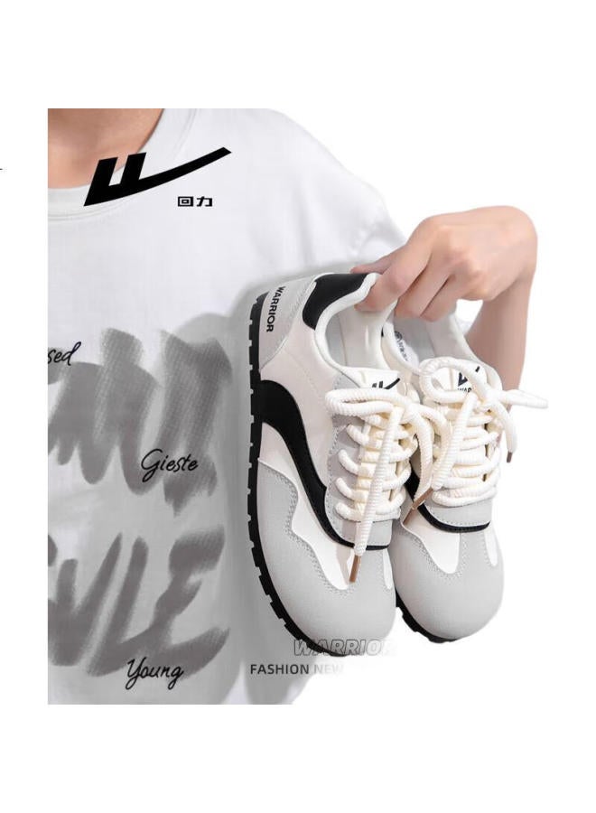 Pull Back Warrior Women'S Flat Training Shoes Soft Bottom Lightweight Sports Shoes All-Match Casual Shoes Beige/Gray/Black Size 38 - Image 3